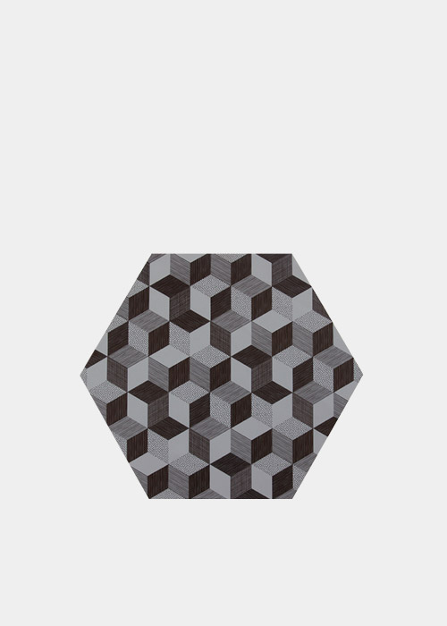 Polygon Placemat - Graphite