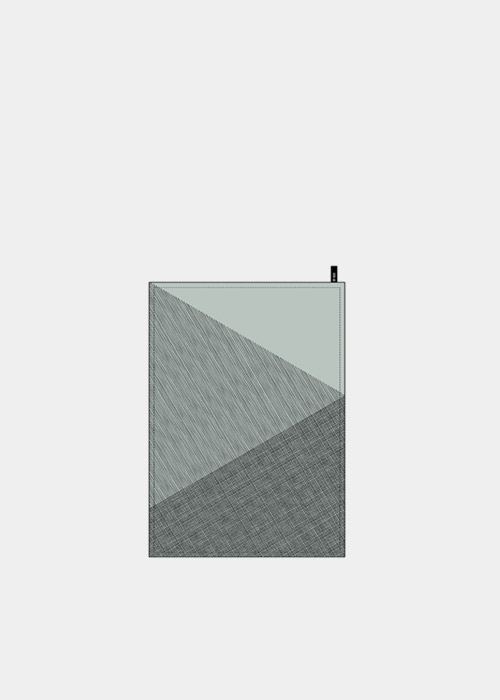Polygon Tea Towel - Mint